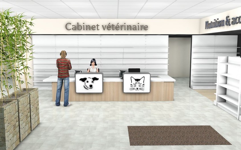 Projet 3D pour un cabinet vétérinaire