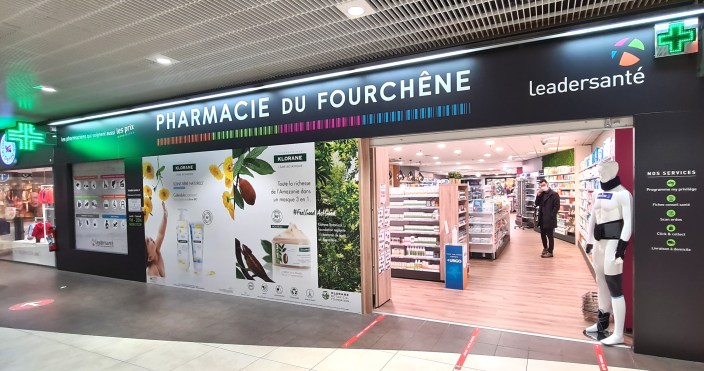 Pharmacie de centre-commercial à Vannes
