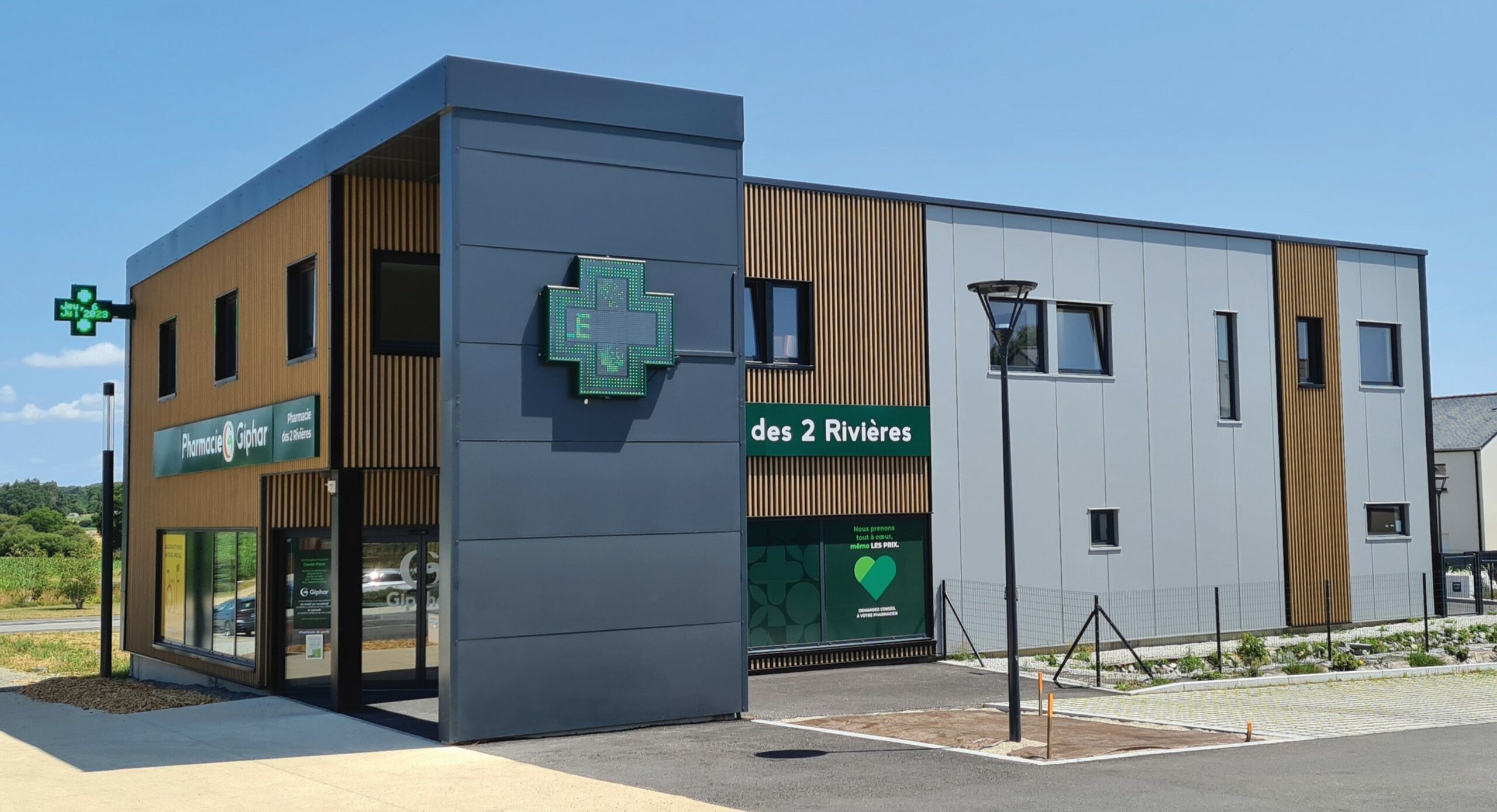 Photo conception d'une Pharmacie à Caudan en Bretagne